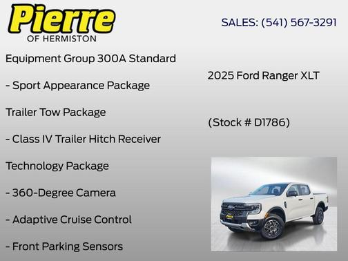 OXFORD WHITE 2025 Ford Ranger XLT