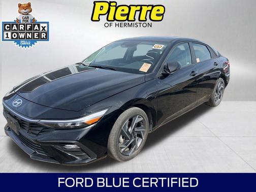Abyss Black 2024 Hyundai ELANTRA SEL