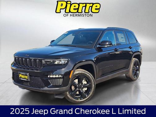 Diamond Black Crystal Pearlcoat 2025 Jeep Grand Cherokee L Limited