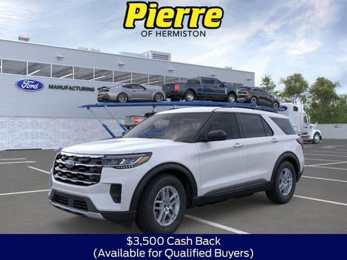 White 2026 Ford Explorer Active w/200A Pkg