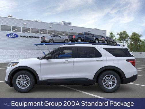 White 2026 Ford Explorer Active w/200A Pkg
