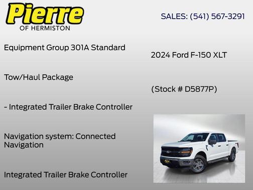 OXFORD WHITE 2024 Ford F-150 XLT