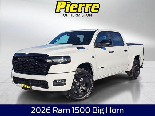 Bright White Clearcoat 2026 RAM 1500 Big Horn/Lone Star