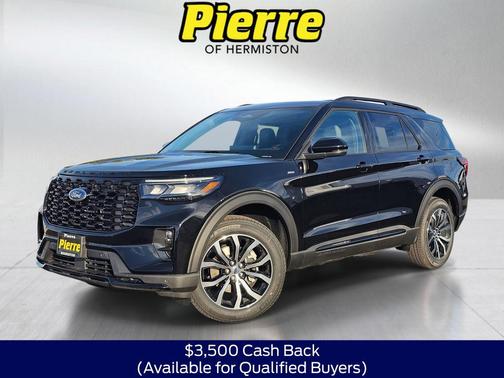 Black Metallic 2026 Ford Explorer ST-Line