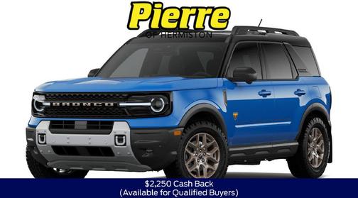 Velocity Blue Metallic 2026 Ford Bronco Sport Badlands
