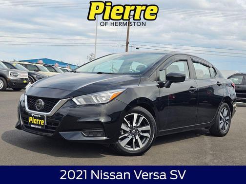 Super Black 2021 Nissan Versa 1.6 SV