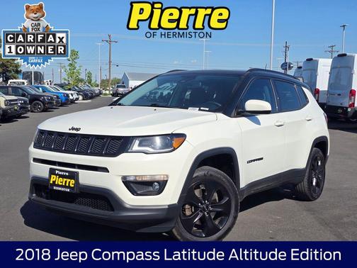White Clearcoat 2018 Jeep Compass Latitude
