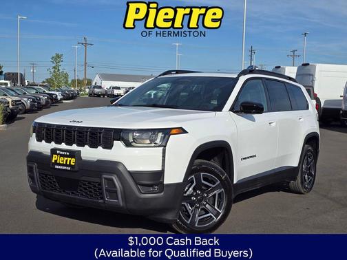 Bright White Clearcoat 2026 Jeep Cherokee Limited