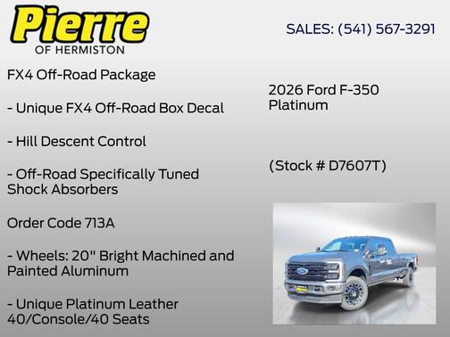 Carbonized Gray Metallic 2026 Ford F-350 Platinum