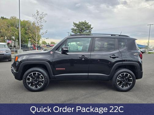 Black Clearcoat 2023 Jeep Renegade Trailhawk