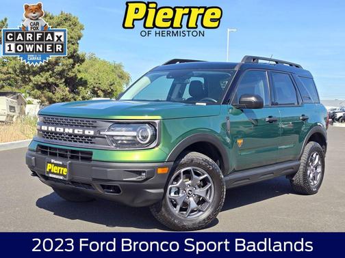 Green Metallic 2023 Ford Bronco Sport Badlands
