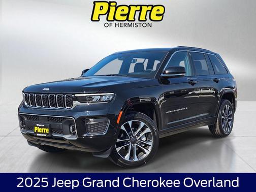 Diamond Black Crystal Pearlcoat 2025 Jeep Grand Cherokee Overland