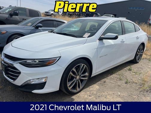 Summit White 2021 Chevrolet Malibu FWD LT
