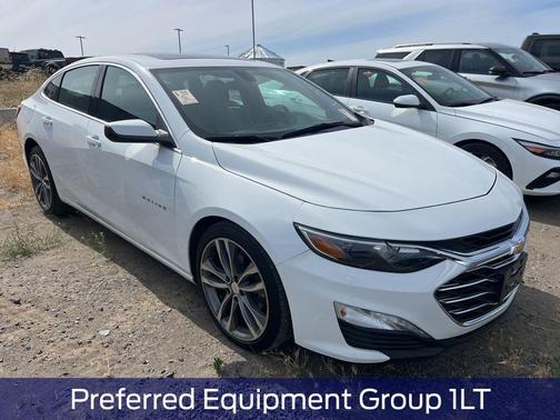 Summit White 2021 Chevrolet Malibu FWD LT