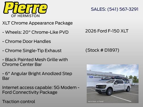 OXFORD WHITE 2026 Ford F-150 XLT