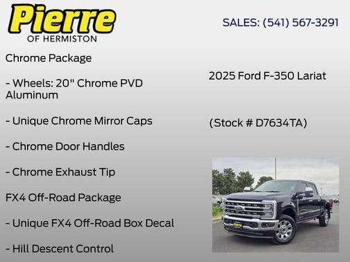 Blue Metallic 2025 Ford F-350 Lariat