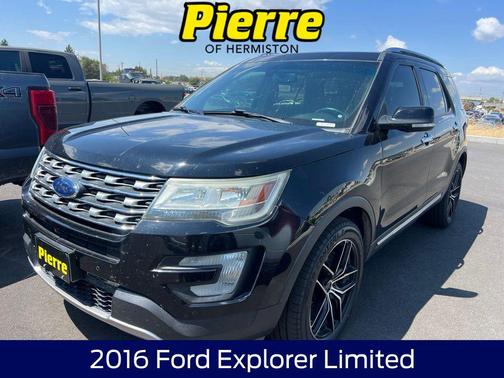 SHADOW BLACK 2016 Ford Explorer Limited