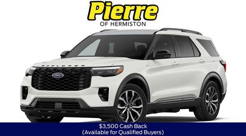 White 2026 Ford Explorer ST-Line