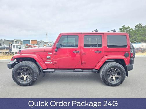 Deep Cherry Red Crystal 2013 Jeep Wrangler Unlimited Sahara