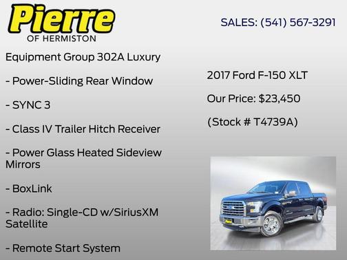 SHADOW BLACK 2017 Ford F-150 XLT