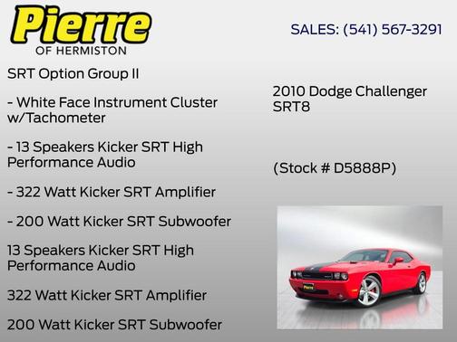Torred 2010 Dodge Challenger SRT8