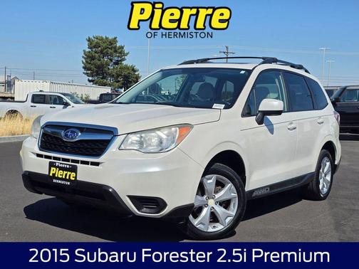 Satin White Pearl 2015 Subaru Forester 2.5i Premium