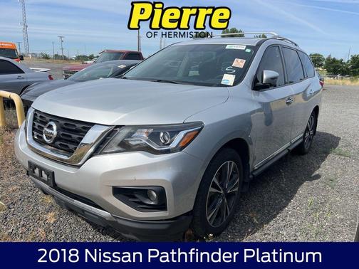 Brilliant Silver 2018 Nissan Pathfinder Platinum