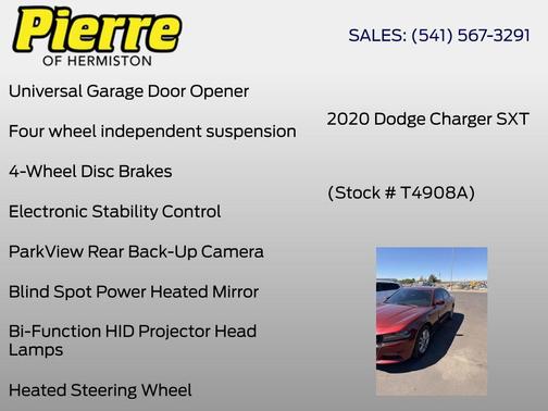 Octane Red Pearlcoat 2020 Dodge Charger SXT