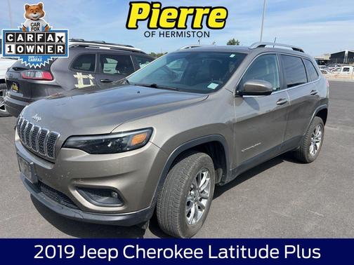 Light Brownstone Pearlcoat 2019 Jeep Cherokee Latitude Plus