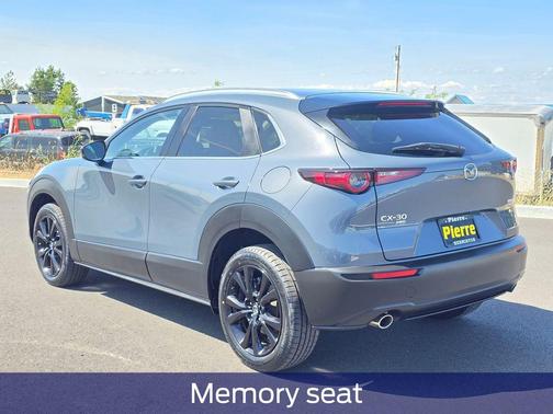 Gray Metallic 2024 Mazda CX-30 2.5 S Carbon Edition