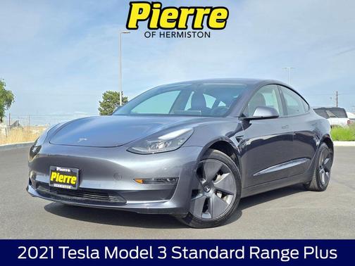 Midnight Silver Metallic 2021 Tesla Model 3 Standard Range Plus