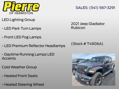 Granite Crystal Metallic Clearcoat 2021 Jeep Gladiator Rubicon