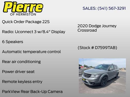 Gray Clearcoat 2020 Dodge Journey Crossroad