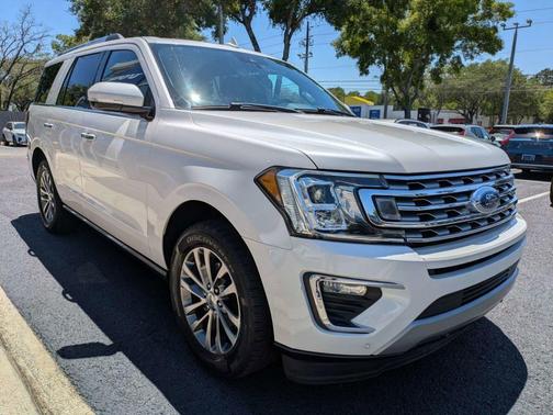 White Platinum Tri-Coat Metallic 2018 Ford Expedition Limited