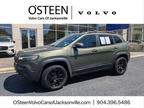 Olive Green Pearlcoat 2020 Jeep Cherokee Trailhawk