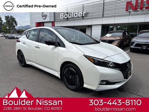 White 2025 Nissan Leaf SV PLUS