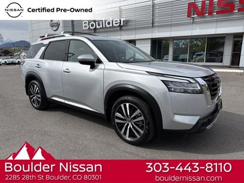 Brilliant Silver Metallic 2024 Nissan Pathfinder Platinum