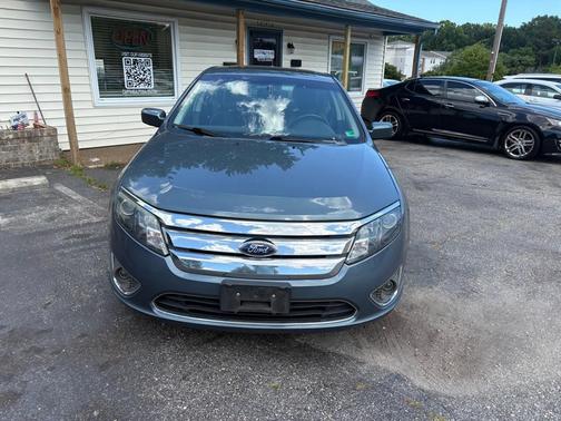Blue 2012 Ford Fusion SEL