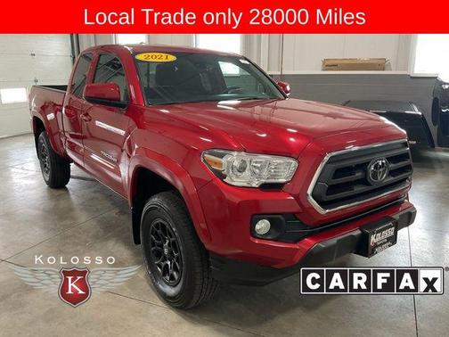 Barcelona Red Metallic 2021 Toyota Tacoma SR5