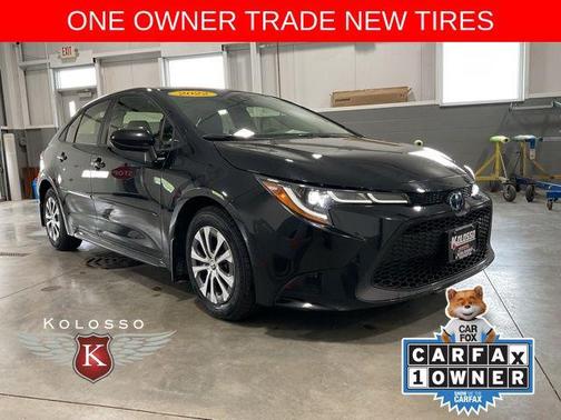 Black Sand Pearl 2022 Toyota Corolla Hybrid LE