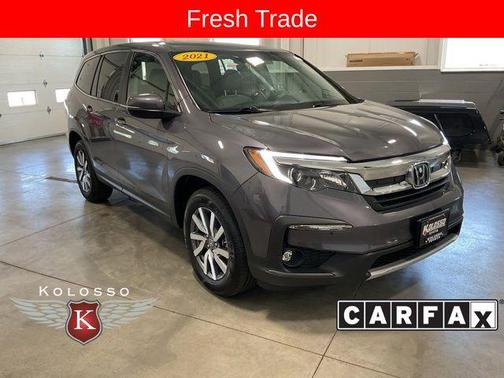 Modern Steel Metallic 2021 Honda Pilot AWD EX-L