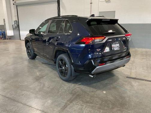 Blue Print w/Midnight Black Roof 2020 Toyota RAV4 Hybrid SE