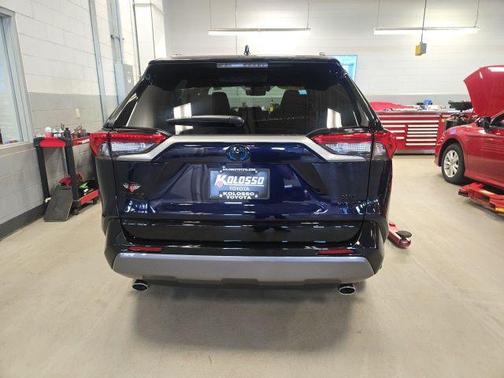 Blue Print w/Midnight Black Roof 2020 Toyota RAV4 Hybrid SE