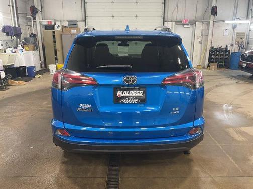 Electric Storm Blue 2018 Toyota RAV4 LE