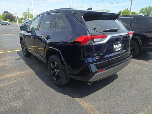Blue Print w/Midnight Black Roof 2020 Toyota RAV4 Hybrid SE