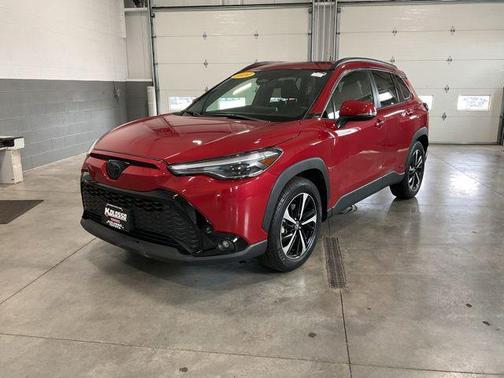 Barcelona Red Metallic 2024 Toyota Corolla Hybrid SE