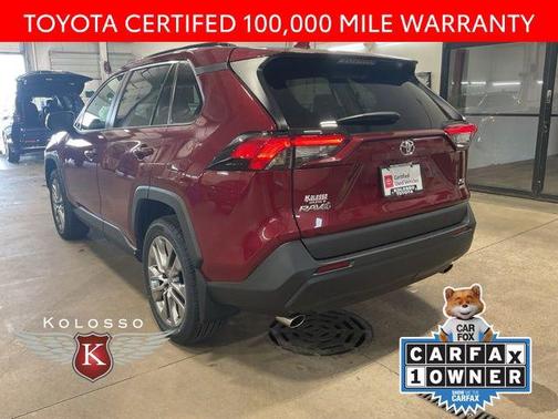 Ruby Flare Pearl 2022 Toyota RAV4 XLE Premium