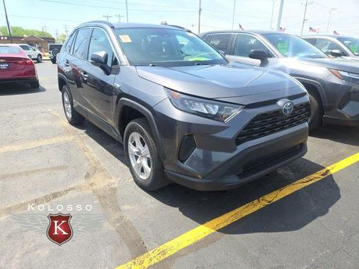 Magnetic Gray Metallic 2021 Toyota RAV4 Hybrid LE
