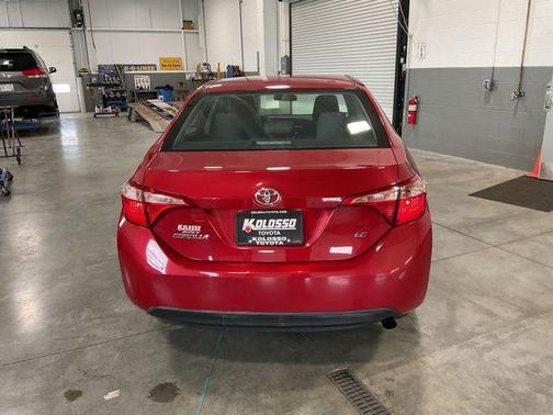 Barcelona Red Metallic 2018 Toyota Corolla LE