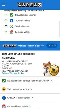 2025 Jeep Grand Cherokee Altitude
